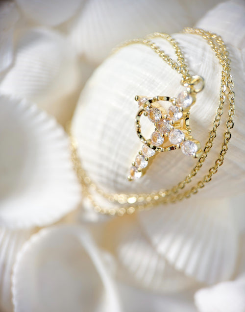 Crowned Cross Necklace