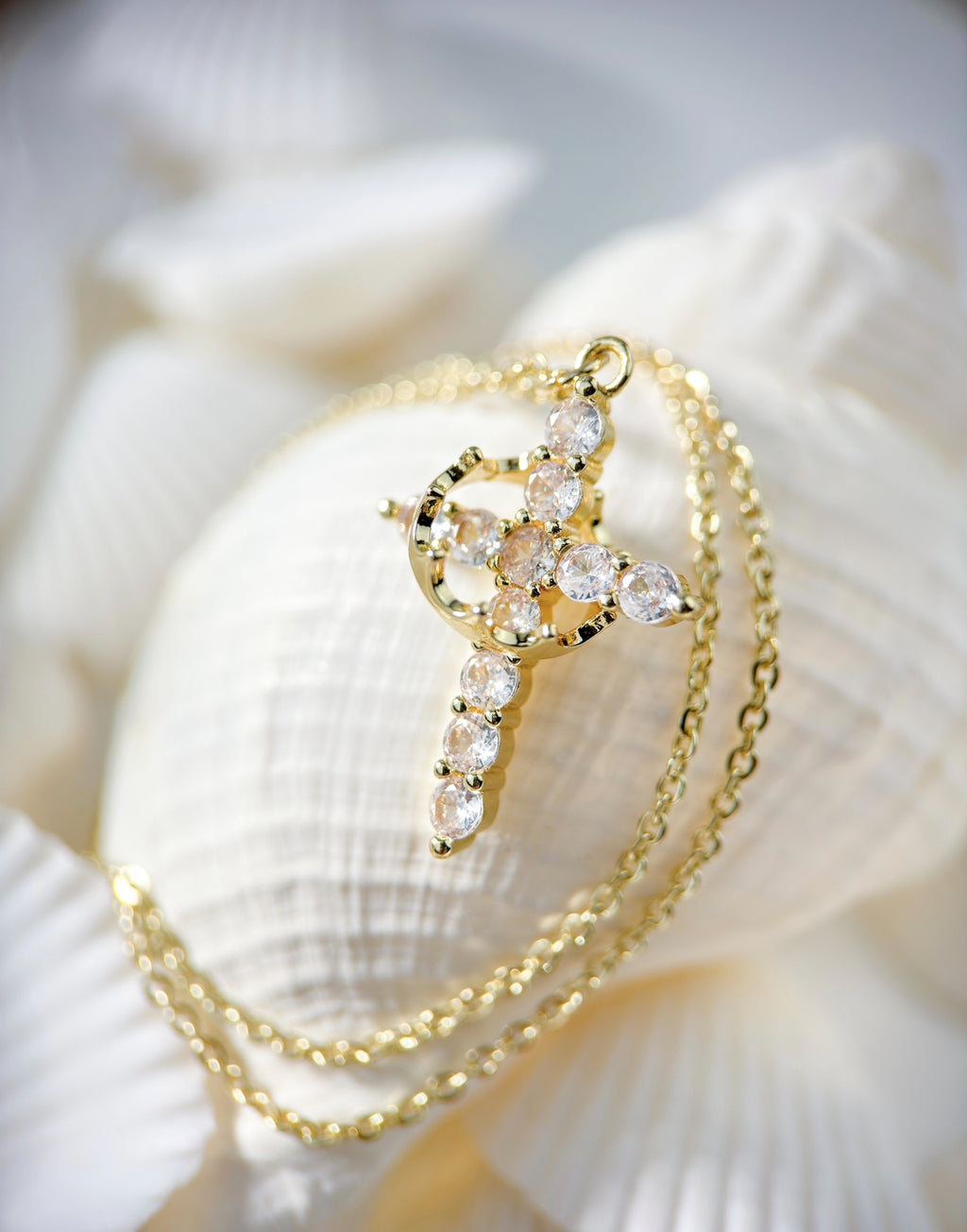 Crowned Cross Necklace
